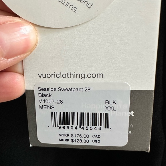 Men's Vuori Seaside Sweatpants NWT - Picture 6 of 8